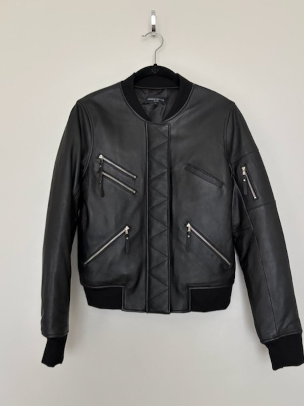 Generation Love Leather Bomber Jacket